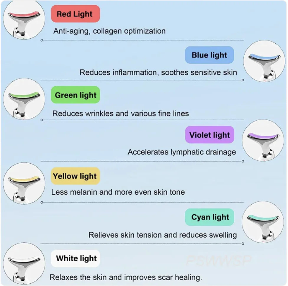 3-Color Neck & Face Massager
