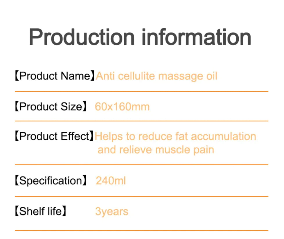 Relaxing Body Massage Oil