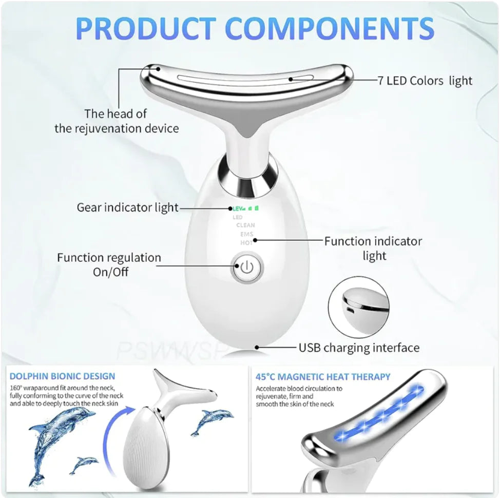 3-Color Neck & Face Massager